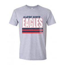 ONE 2024 EAGLES Short Sleeve Softstyle Tee (Sport Grey)